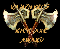 Vamphyri's Kick-Axe Award